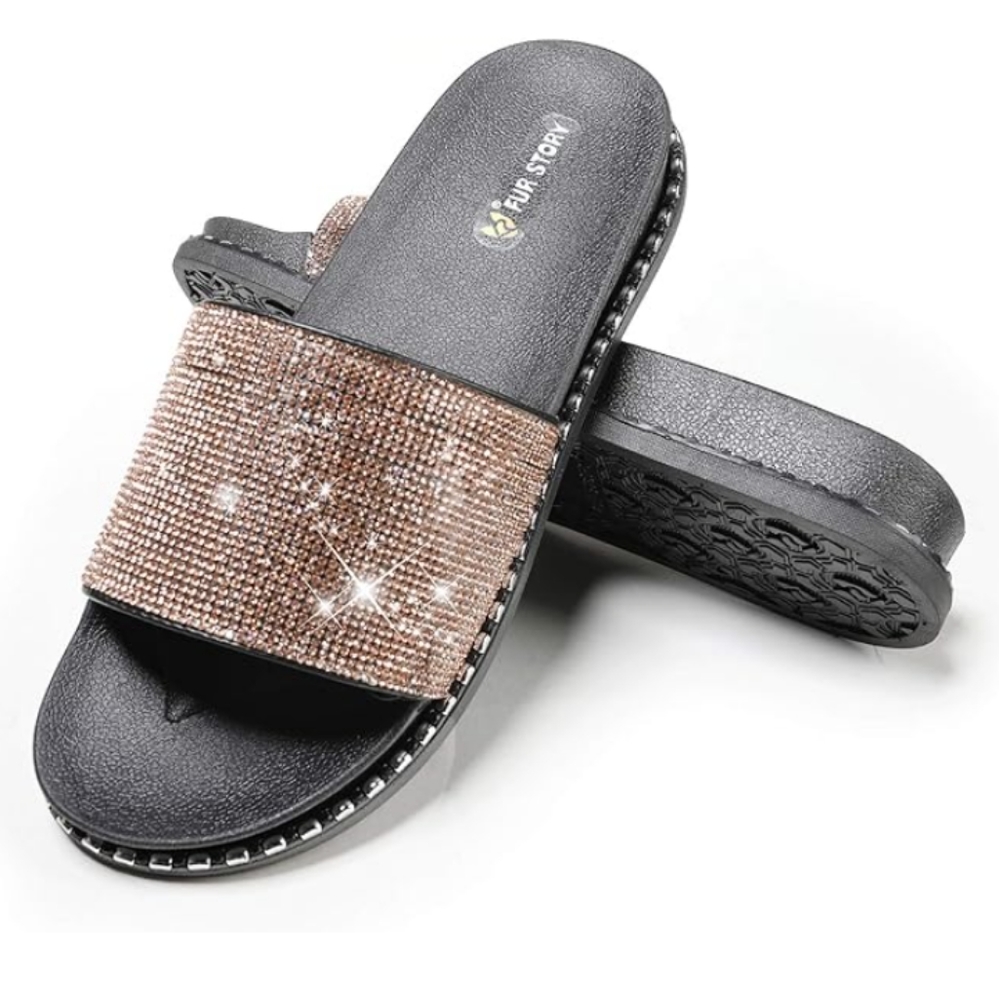 Fur Story Womens Slides
